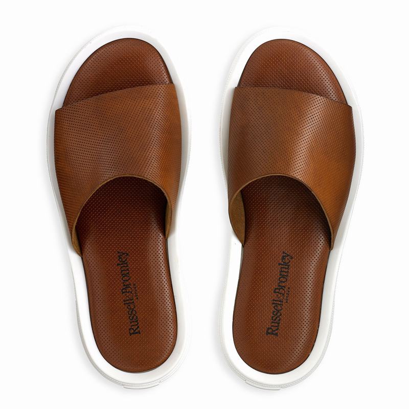 Ciabatte Russell And Bromley Air Uomo Marroni | EBL6840BK