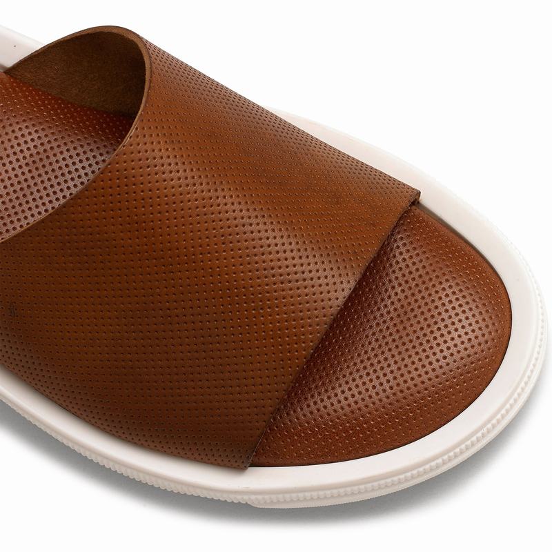 Ciabatte Russell And Bromley Air Uomo Marroni | EBL6840BK