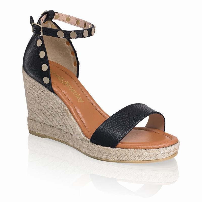 Espadrillas Russell And Bromley Coin Spin Donna Nere | MOR681YZ