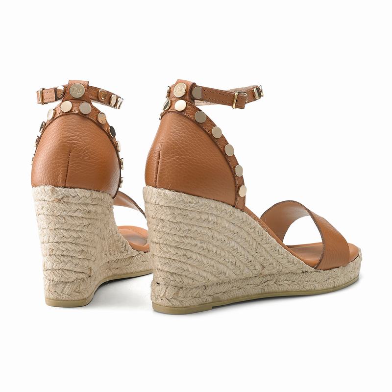 Espadrillas Russell And Bromley Coin Spin Donna Marroni | TJE8335YD