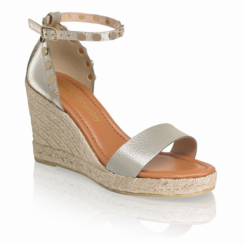 Espadrillas Russell And Bromley Coin Spin Donna Metallic | YUQ2210UM