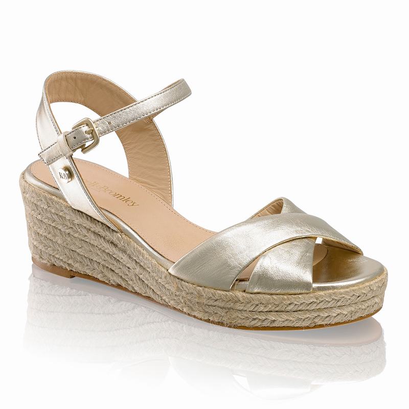 Espadrillas Russell And Bromley Gelato Donna Metallic | OBM1429PI