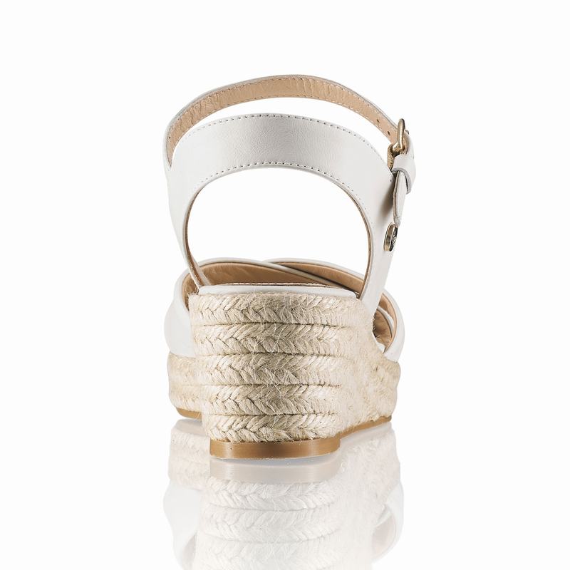 Espadrillas Russell And Bromley Gelato Donna Bianche | QII3779LT