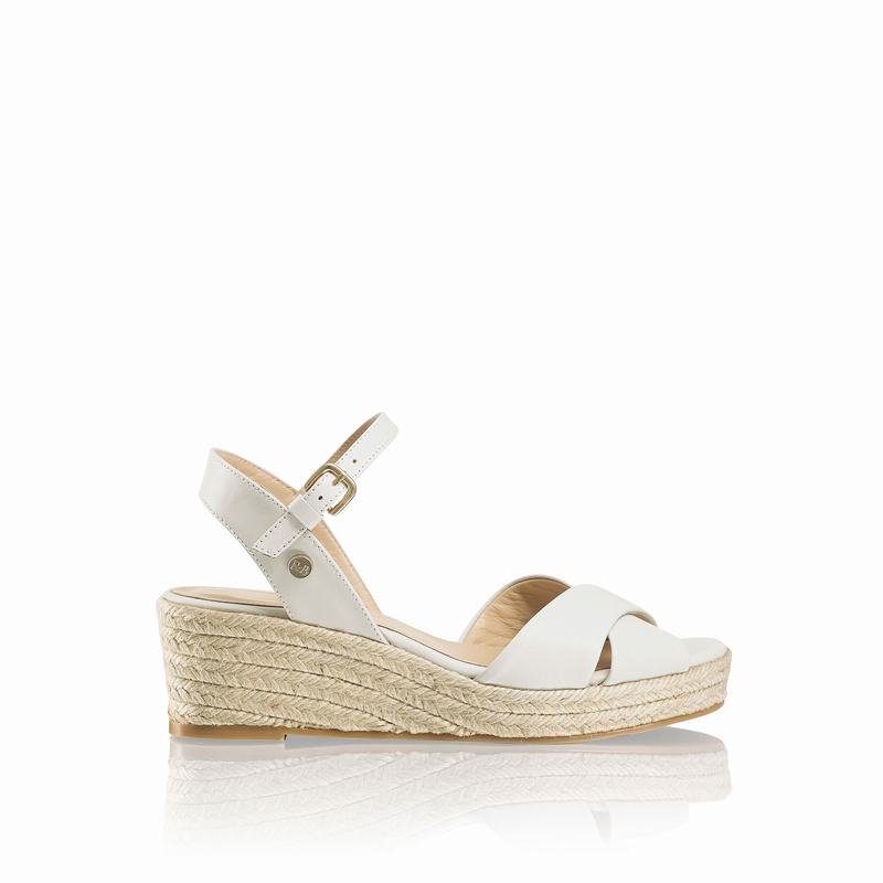 Espadrillas Russell And Bromley Gelato Donna Bianche | QII3779LT