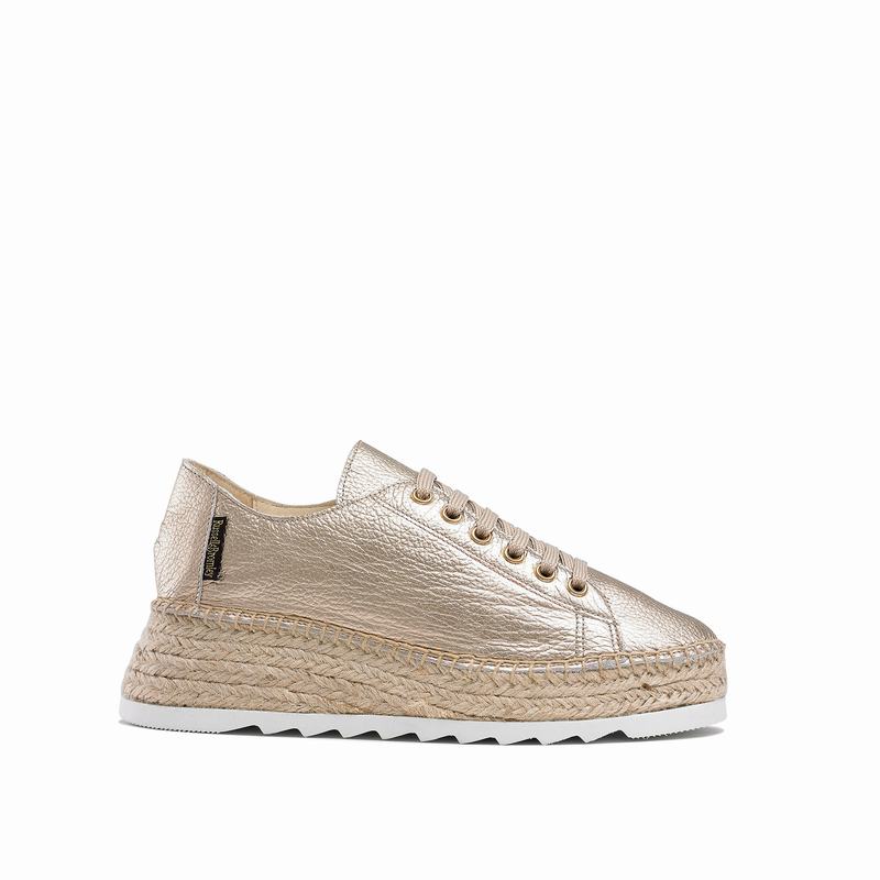 Espadrillas Russell And Bromley Kick Back Donna Metallic | JLP9542KZ