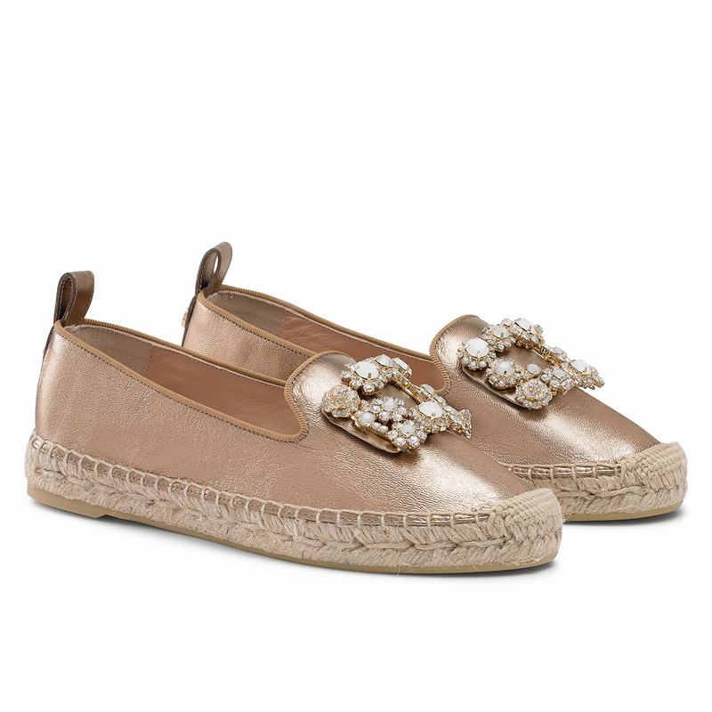 Espadrillas Russell And Bromley Pocketfull Donna Metallic | ZOX1946VR