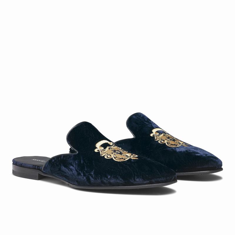 Mocassini Russell And Bromley Barocco Uomo Blu | RBI9620HS