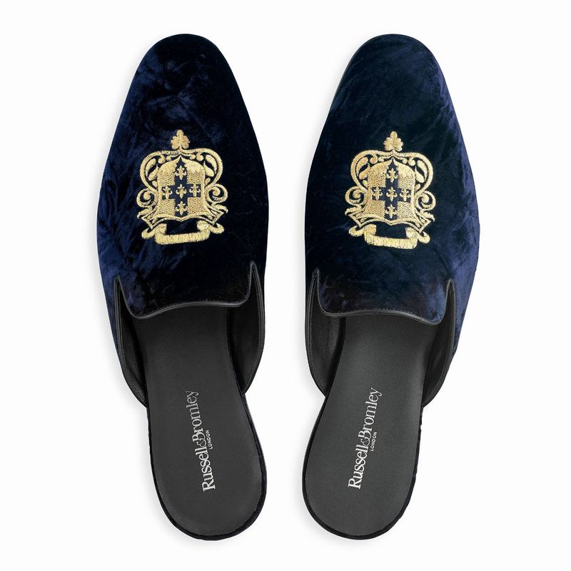 Mocassini Russell And Bromley Barocco Uomo Blu | RBI9620HS