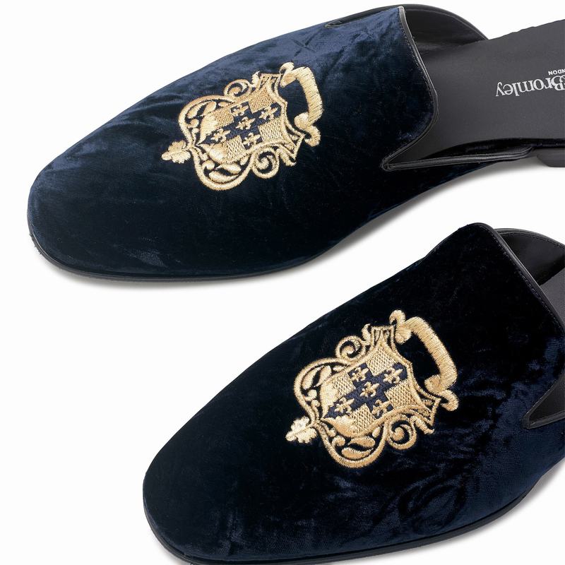 Mocassini Russell And Bromley Barocco Uomo Blu | RBI9620HS