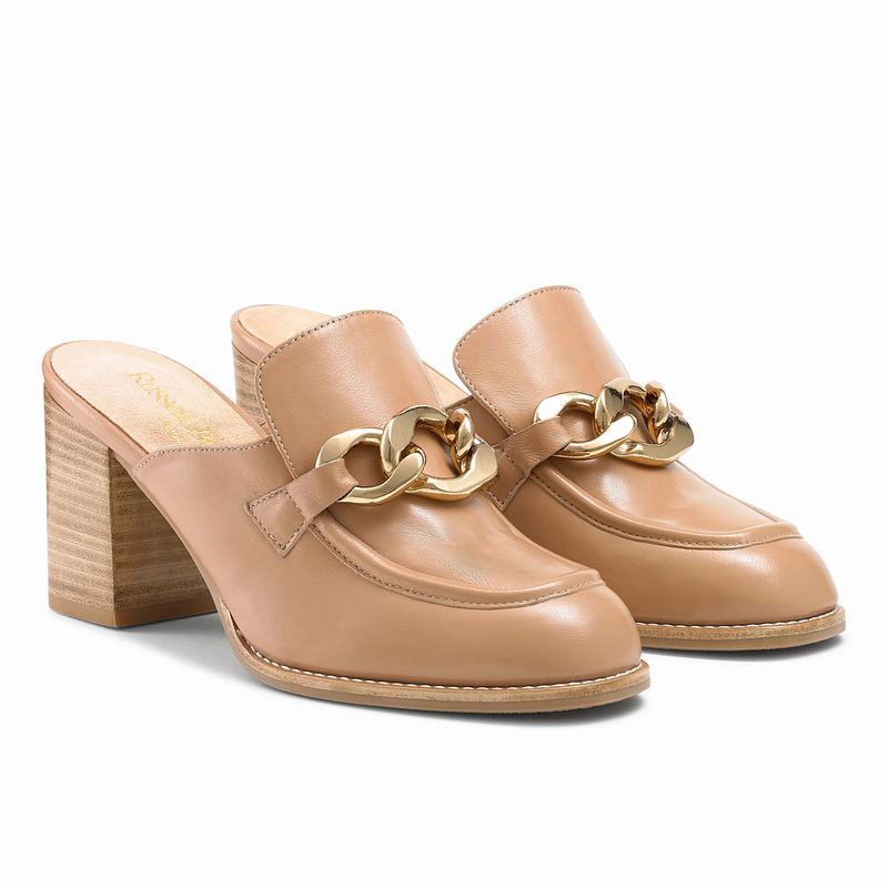 Mocassini Russell And Bromley Blockmule Donna Marroni | OBD1125VI