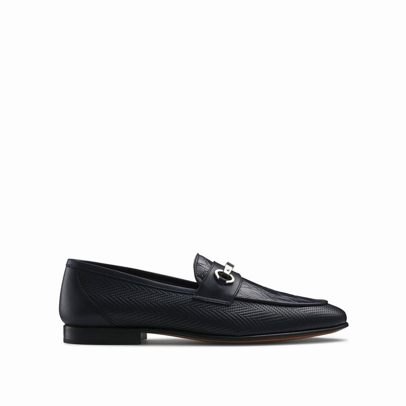 Mocassini Russell And Bromley Cachet Uomo Blu | TOL6017KJ