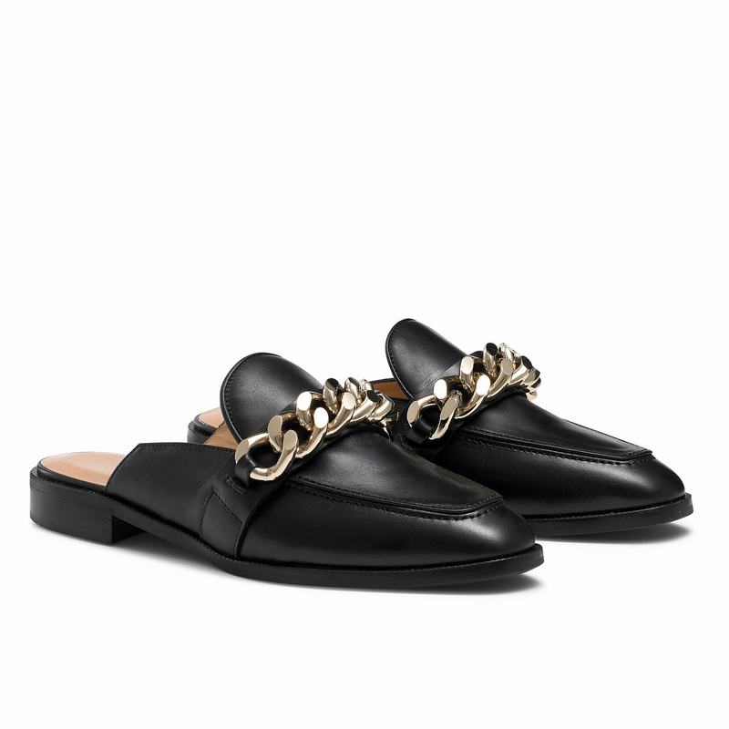 Mocassini Russell And Bromley Chainmule Donna Nere | ULG8868UR