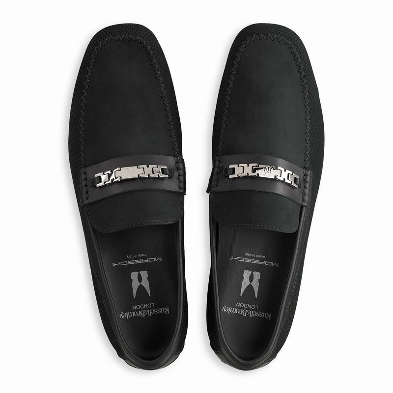 Mocassini Russell And Bromley Crossover Uomo Nere | XQG3927YO