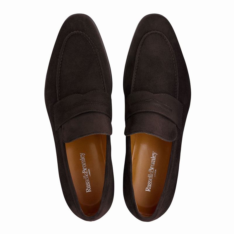 Mocassini Russell And Bromley Denver Uomo Marroni | PNQ8123FO