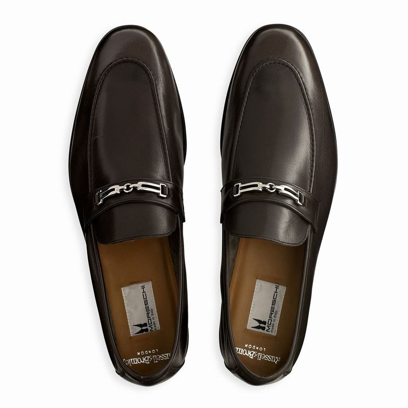 Mocassini Russell And Bromley Duty Uomo Marroni | WPQ1577PY