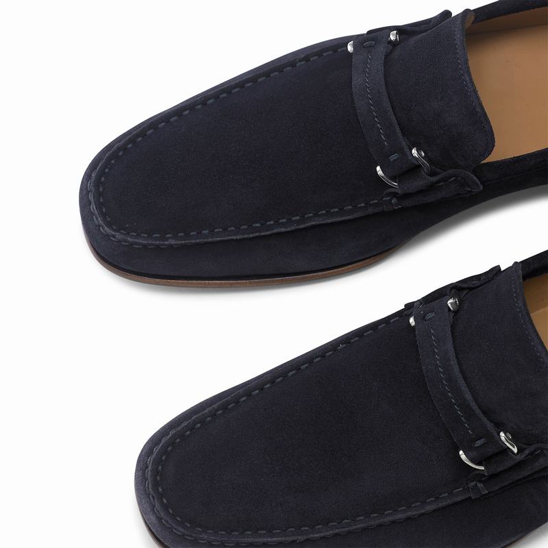 Mocassini Russell And Bromley Elite Uomo Blu | ZUF36100KA