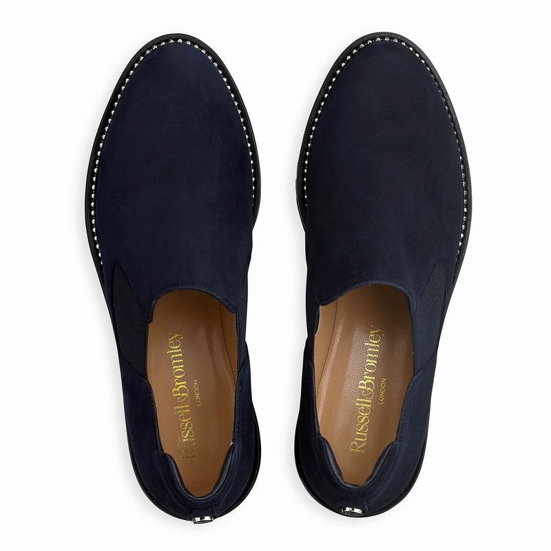 Mocassini Russell And Bromley Grid Donna Blu | YVO4836VI