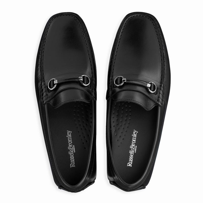 Mocassini Russell And Bromley Jet Set Uomo Nere | DBN7854LJ