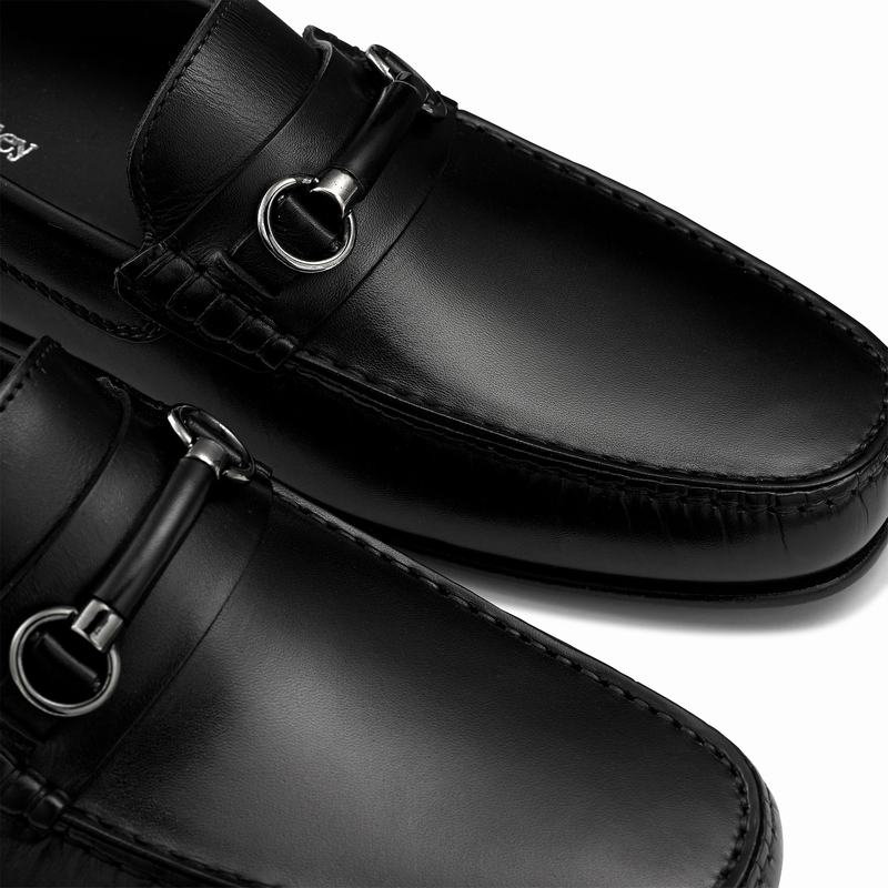 Mocassini Russell And Bromley Jet Set Uomo Nere | DBN7854LJ