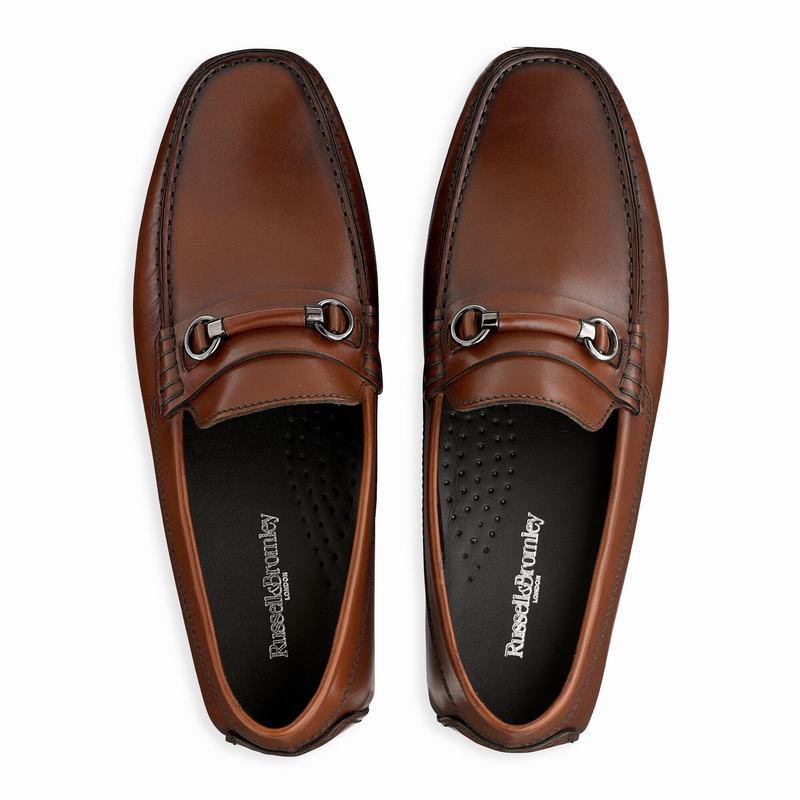 Mocassini Russell And Bromley Jet Set Uomo Marroni | LPB8677KB