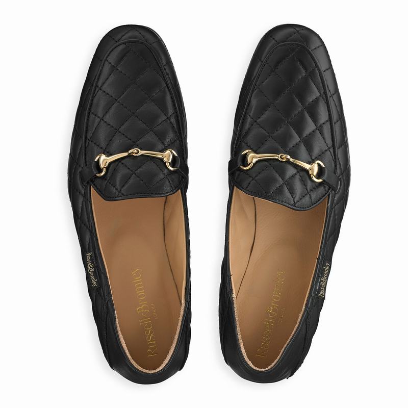 Mocassini Russell And Bromley Loafer Donna Nere | AGL2846IK