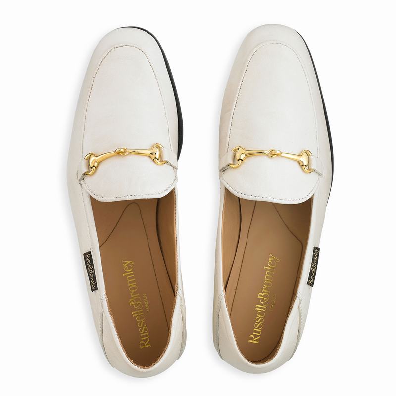 Mocassini Russell And Bromley Loafer Donna Bianche | RWY72100ZH