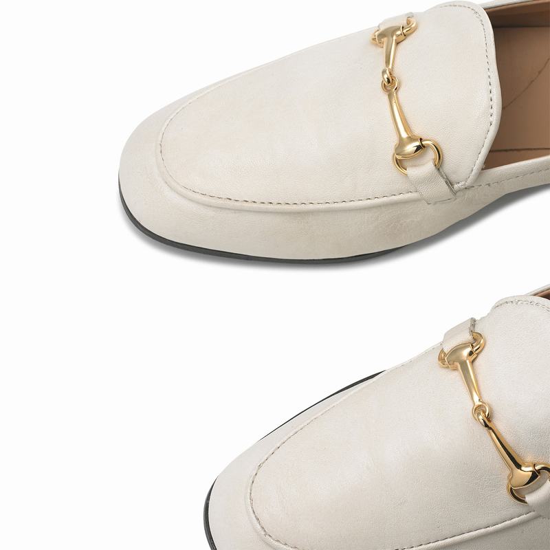 Mocassini Russell And Bromley Loafer Donna Bianche | RWY72100ZH