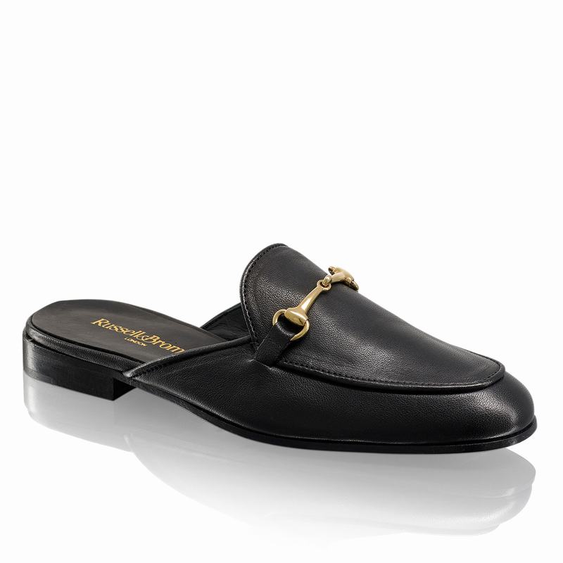 Mocassini Russell And Bromley Loafermule Donna Nere | GUV8081LQ