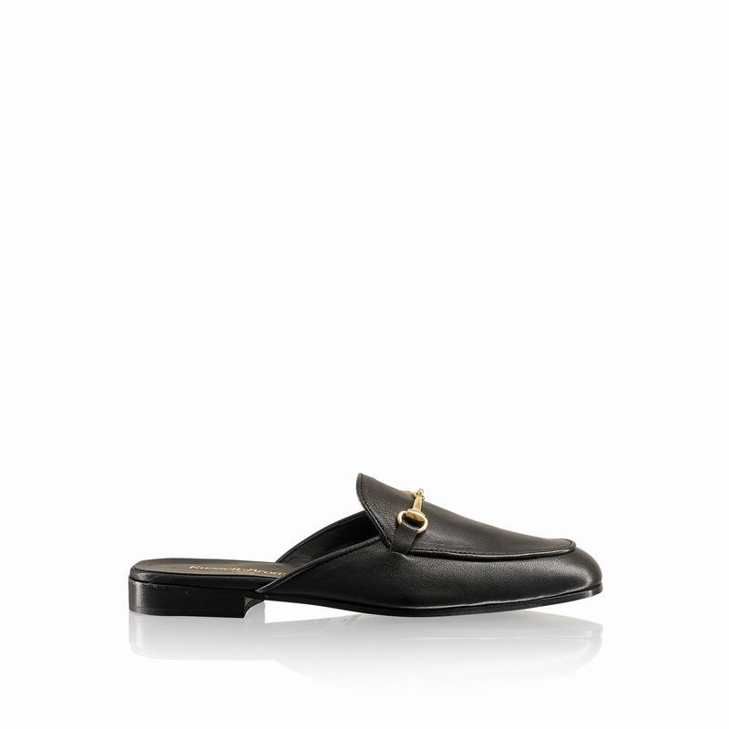 Mocassini Russell And Bromley Loafermule Donna Nere | GUV8081LQ