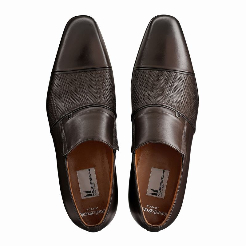 Mocassini Russell And Bromley Lugano Uomo Marroni | CUC3097QZ