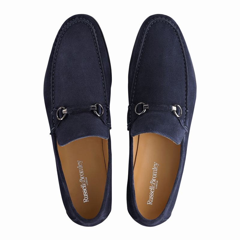 Mocassini Russell And Bromley Misty Uomo Blu | WYB7641EG