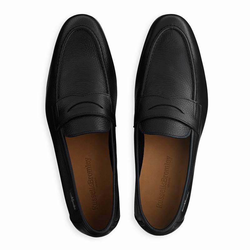 Mocassini Russell And Bromley Outline Uomo Nere | QPZ8497XB