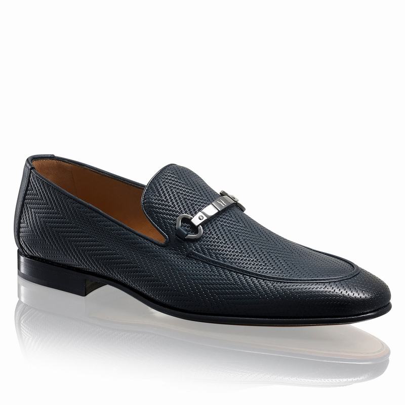 Mocassini Russell And Bromley Pluto Uomo Blu | ECW5729RC