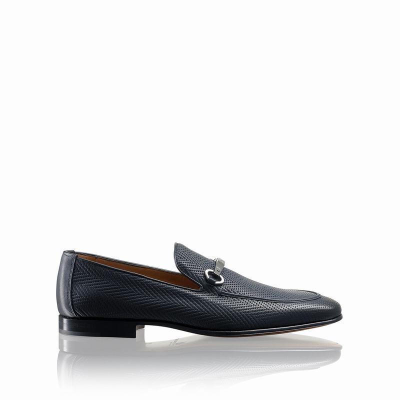 Mocassini Russell And Bromley Pluto Uomo Blu | ECW5729RC