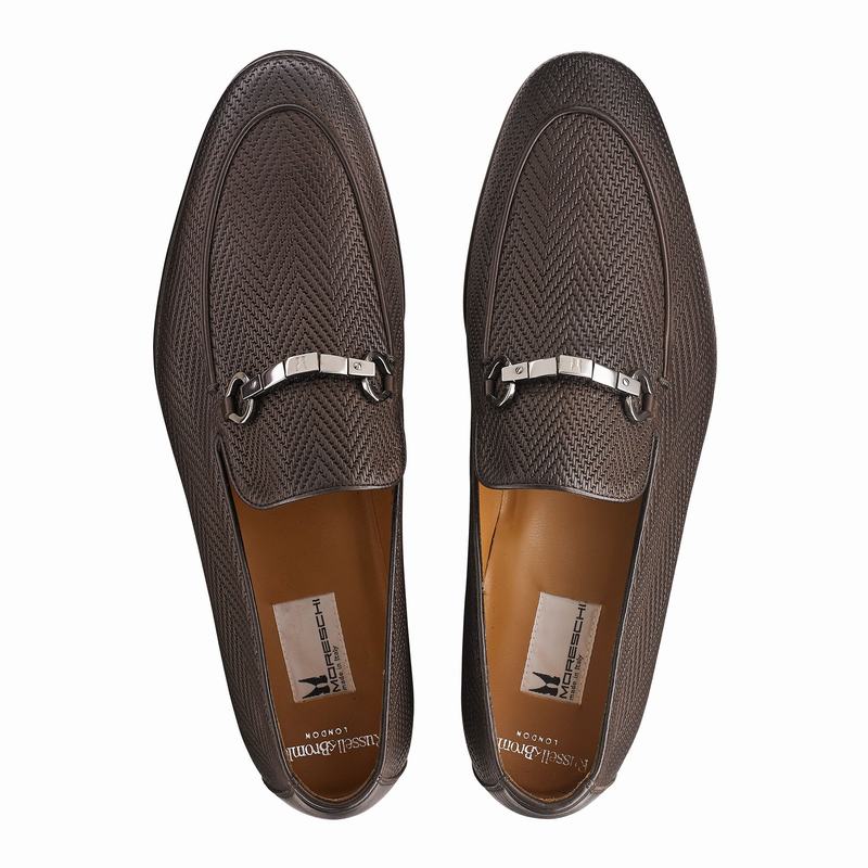 Mocassini Russell And Bromley Pluto Uomo Marroni | RDZ8100FN