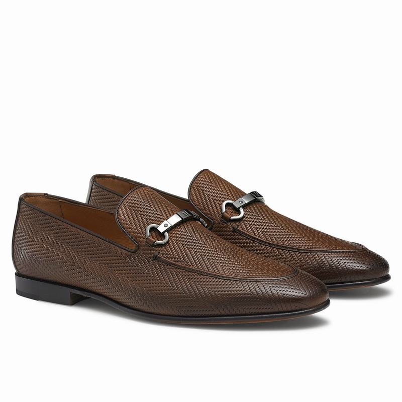 Mocassini Russell And Bromley Pluto Uomo Marroni | ZOV5188YQ