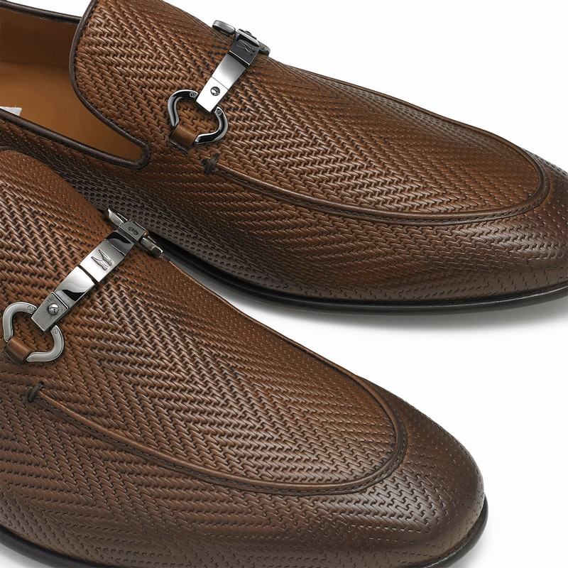 Mocassini Russell And Bromley Pluto Uomo Marroni | ZOV5188YQ