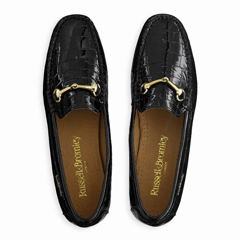 Mocassini Russell And Bromley Poshmoc Donna Nere | UMX869ST