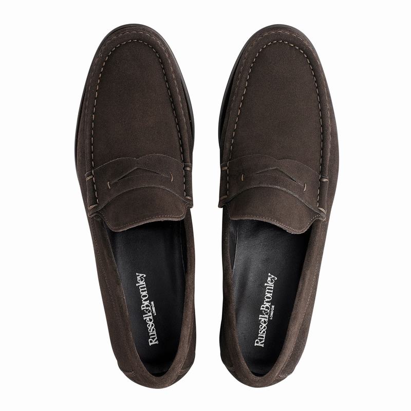 Mocassini Russell And Bromley Saturn Uomo Marroni | WQJ9228OY