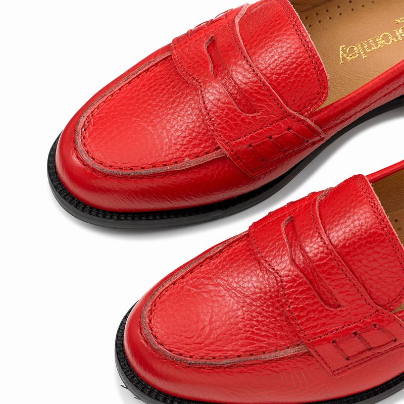 Mocassini Russell And Bromley Sixpence Donna Rosse | GFJ548UP