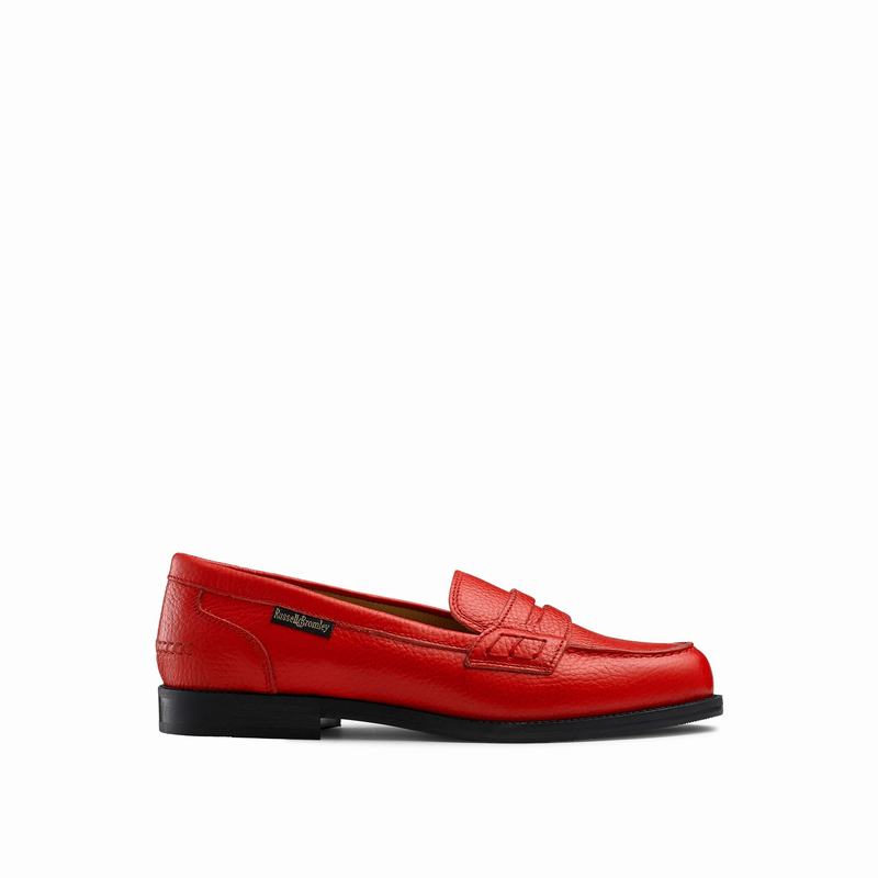 Mocassini Russell And Bromley Sixpence Donna Rosse | GFJ548UP