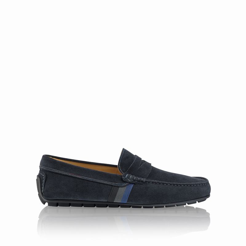 Mocassini Russell And Bromley Soft Wear Uomo Blu | HIS6418PI