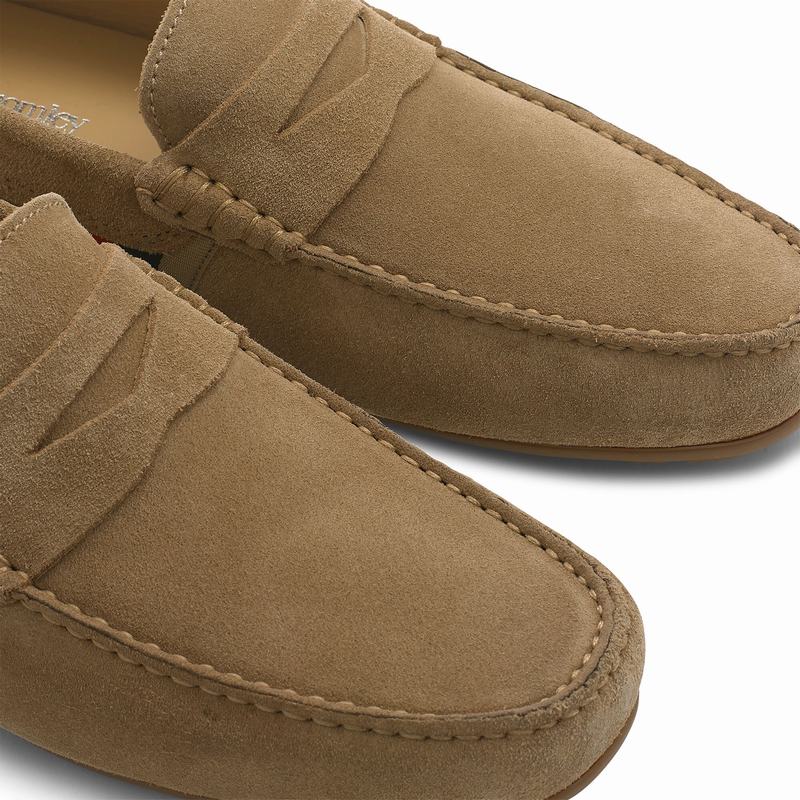 Mocassini Russell And Bromley Soft Wear Uomo Khaki | IXT5028WB