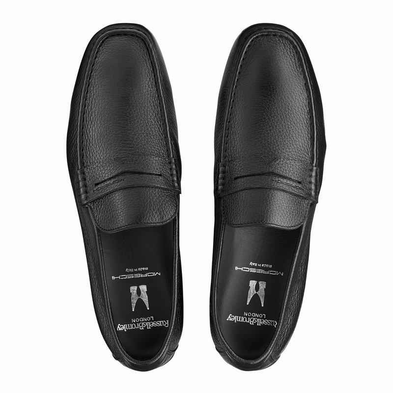 Mocassini Russell And Bromley Ultimate Uomo Nere | GKT7893CE