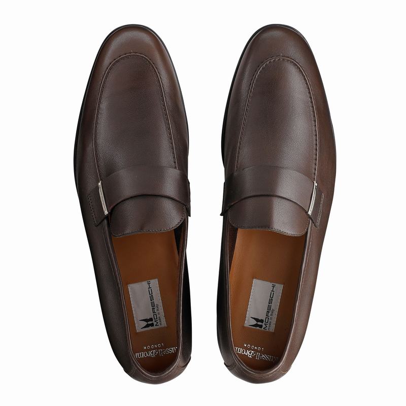 Mocassini Russell And Bromley Wonder Uomo Marroni | QSZ3139WE