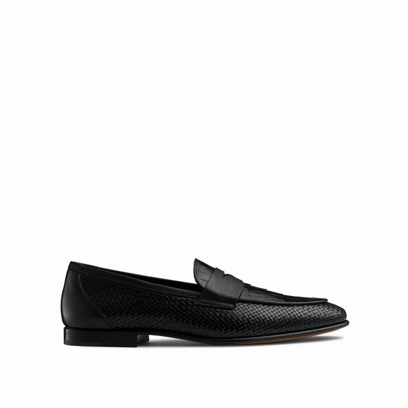 Mocassini Russell And Bromley Yari Uomo Nere | TFD9181NE