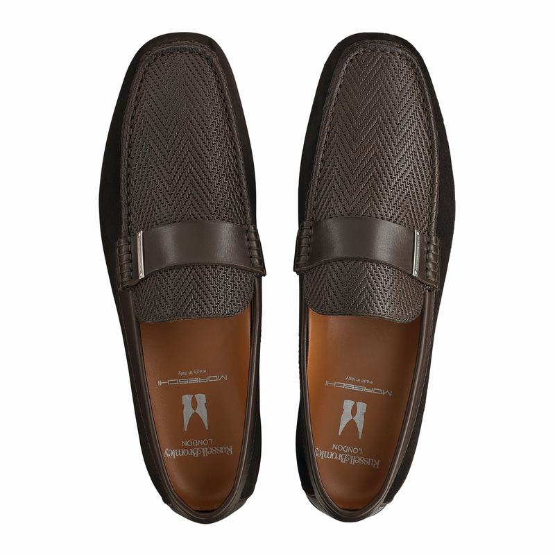 Mocassini Russell And Bromley Yoga Uomo Marroni | LHC665YL