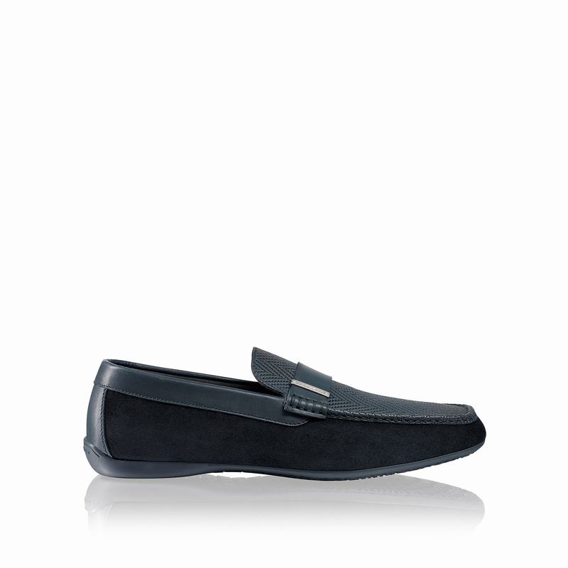 Mocassini Russell And Bromley Yoga Uomo Blu | QPR8210XZ