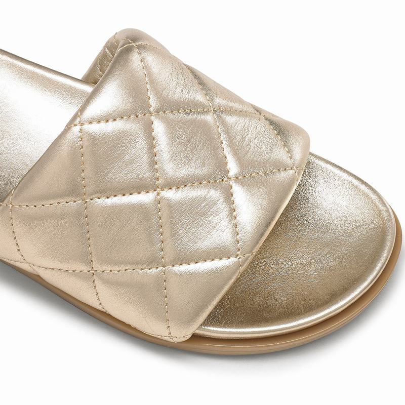 Mules Russell And Bromley Quiltsoft Donna Metallic | QEU8694DS