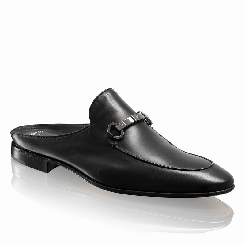 Pantofole Russell And Bromley Pluto X Uomo Nere | OOA4070VH